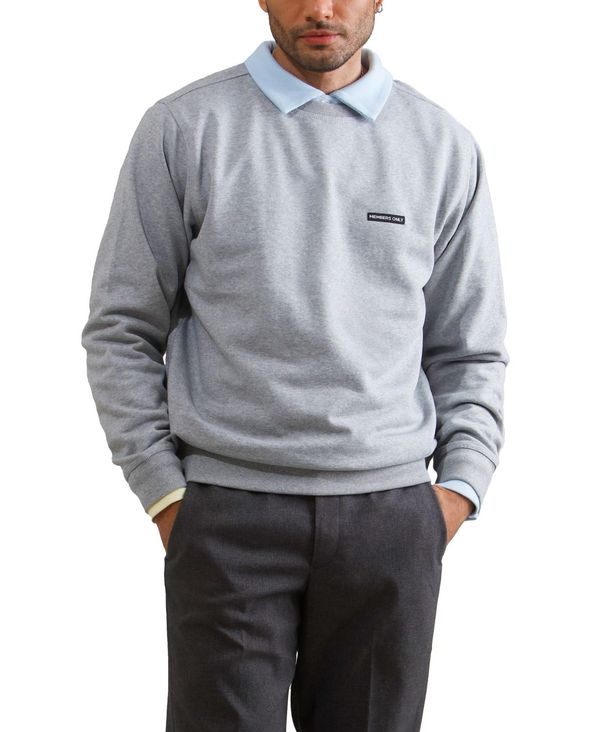 メンバーズオンリー メンズ アウター パーカー・スウェット クルーネック スウェット シャツ Members Only Men's Preston Crew Neck Sweatshirt Grey グレー