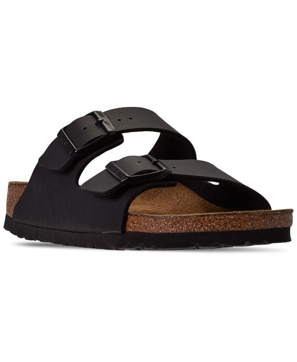 ビルケンシュトック レディース シューズ サンダル Birkenstock Women's Arizona Birkibuc Casual Sandals from Finish Line BLACK ブラック｜ReVida 店