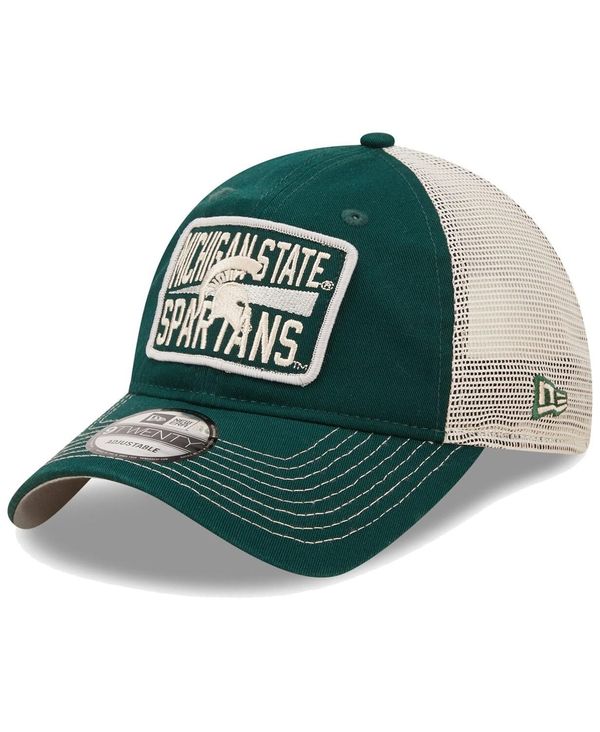 ニューエラ メンズ アクセサリー 帽子 New Era Men's Green Natural Michigan State Spartans Devoted 9TWENTY Adjustable Hat Green Natural グリーン 7,784円