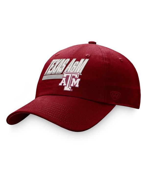 トップオブザワールド メンズ アクセサリー 帽子 Top of the World Men's Maroon Texas A&M Aggies Slice Adjustable Hat Maroon マルーン