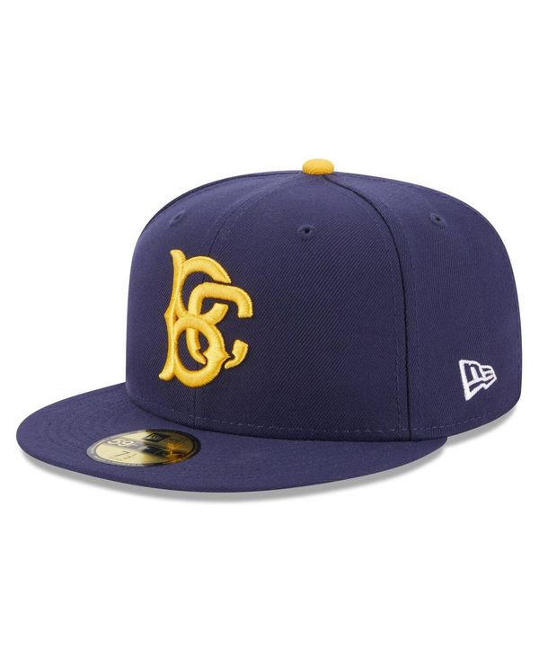 ニューエラ メンズ アクセサリー 帽子 ロゴ New Era Men's Navy Brooklyn Cyclones Authentic Collection Alternate Logo 59FIFTY Fitted Hat Navy ネイビー