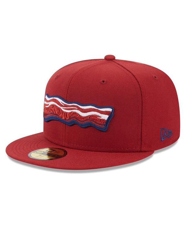 ニューエラ メンズ アクセサリー 帽子 ロゴ New Era Men's Red Lehigh Valley IronPigs Authentic Collection Alternate Logo 59FIFTY Fitted Hat Red レッド