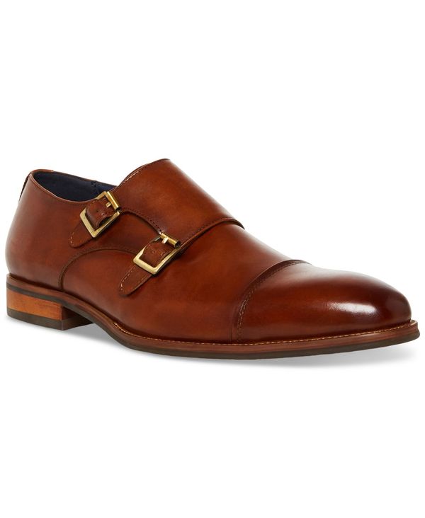 スティーブ マデン メンズ シューズ ドレスシューズ モンクストラップ モンク ワンピース Steve Madden Men's Tilly Double Monk Strap Dress Shoe Tan タン