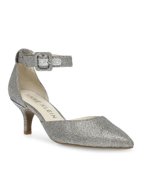 アンクライン レディース シューズ パンプス Anne Klein Women's Fabulist Pointed Toe Pumps Silver シルバー