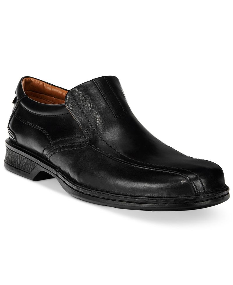 プレゼントを選ぼう クラークス Leather Black Loafer Step Escalade Men S シューズ スリッポン ローファー メンズ 51 Black Www Dupoll Com