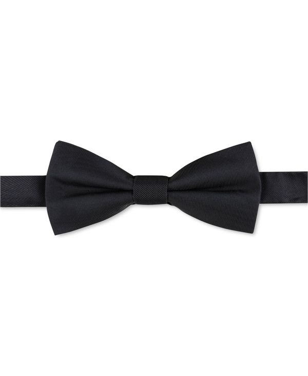 カルバンクライン メンズ アクセサリー ネクタイ Calvin Klein Men's Unison Solid Pre-Tied Bow Tie Black ブラック 8,610円