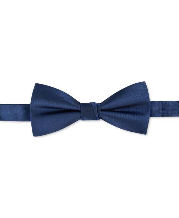 カルバンクライン メンズ アクセサリー ネクタイ Calvin Klein Men's Unison Solid Pre-Tied Bow Tie Navy ネイビー｜ReVida 店