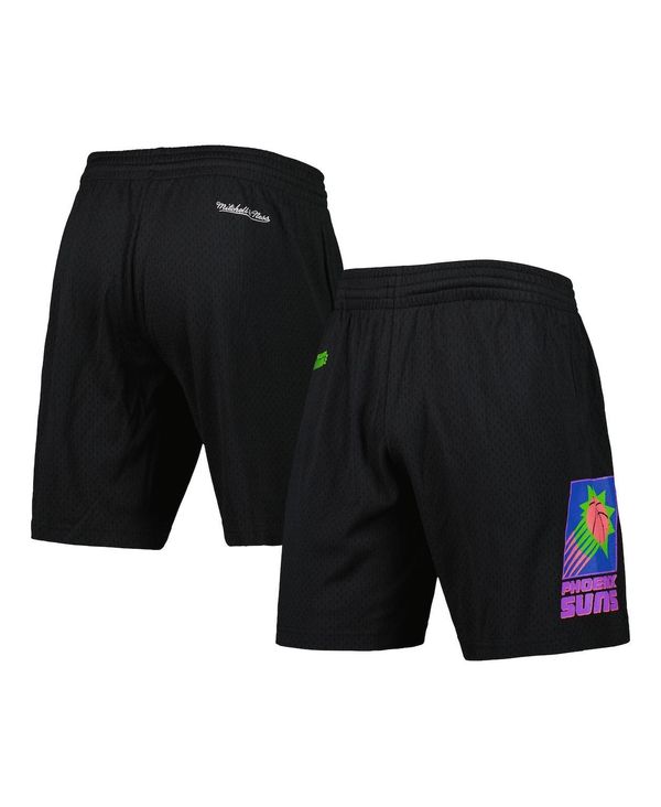 ミッチェル&ネス メンズ ボトムス ハーフパンツ・ショーツ ショートパンツ Mitchell & Ness Men's Black Phoenix Suns Hardwood Classics Color Bomb Energy Shorts Black ブラック