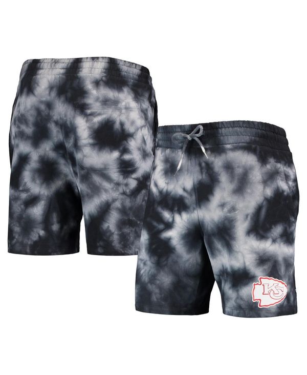 ニュー内鰓 メンズ ボトムス 二分の一ズボン下・さる股引き 遊撃手ズボン下 New Era Men\u0027s Black Kansas City Chiefs Tie-Dye Shorts Black 黒いこと