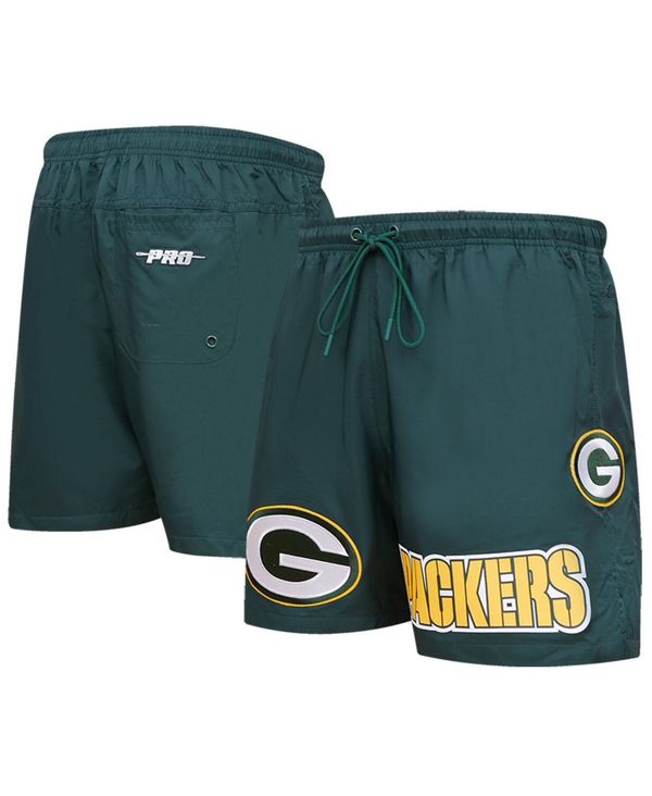 プロスタンダード メンズ ボトムス ハーフパンツ・ショーツ ショートパンツ Pro Standard Men's greenBay Packers Woven Shorts Green グリーン