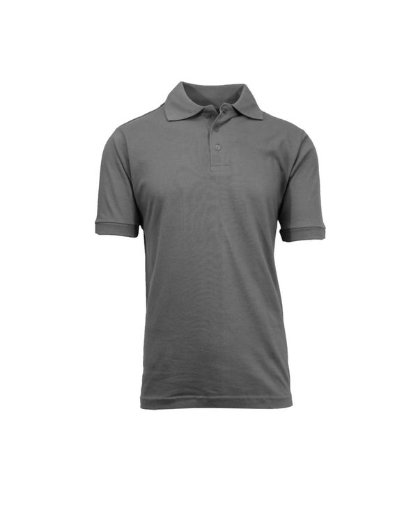 ギャラクシーバイハルビック メンズ トップス ポロシャツ Galaxy By Harvic Men's Short Sleeve Pique Polo Shirts Charcoal チャコール