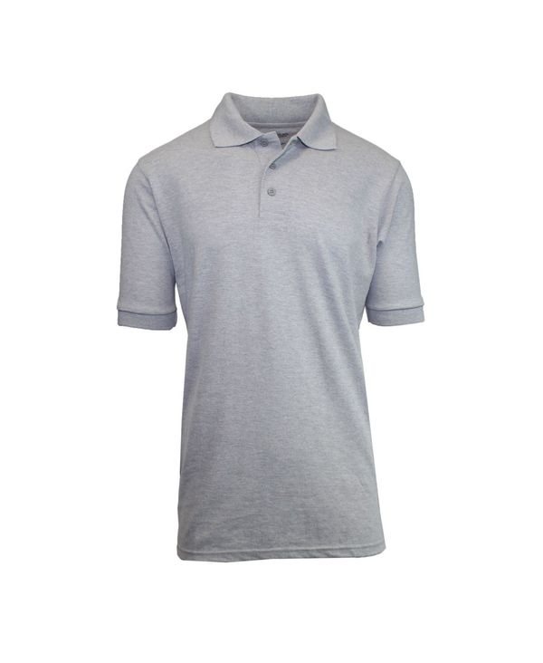 ギャラクシーバイハルビック メンズ トップス ポロシャツ Galaxy By Harvic Men's Short Sleeve Pique Polo Shirts Heather Gr ヘザー 6,986円
