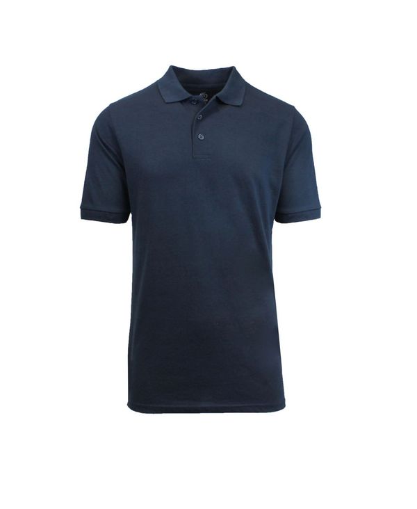 ギャラクシーバイハルビック メンズ トップス ポロシャツ Galaxy By Harvic Men's Short Sleeve Pique Polo Shirts Navy ネイビー