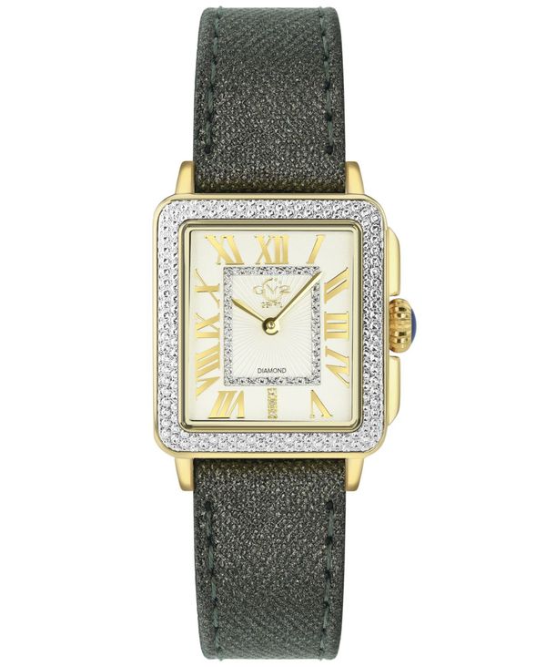 ジェビル レディース アクセサリー 腕時計 レザー Gevril Women's Padova Swiss Quartz Black Italian Leather Strap Watch 30mm Black ブラック 78,540円