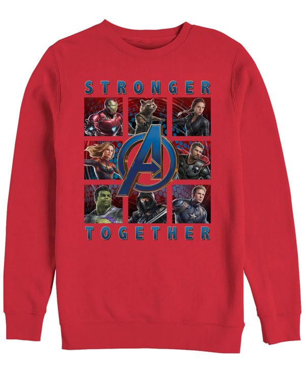 50 Off 楽天市場 マーベル メンズ パーカー スウェット アウター Men S Avengers Endgame Stronger Together Boxes Crewneck Fleece Red Revida 楽天市場店 全商品オープニング価格特別価格 Www Mbbsdds2k23 Org