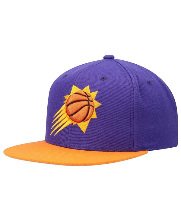 ミッチェル&ネス メンズ アクセサリー 帽子 Mitchell & Ness Men's Purple and Orange Phoenix Suns Team Two-Tone 2.0 Snapback Hat Purple Orange オレンジ