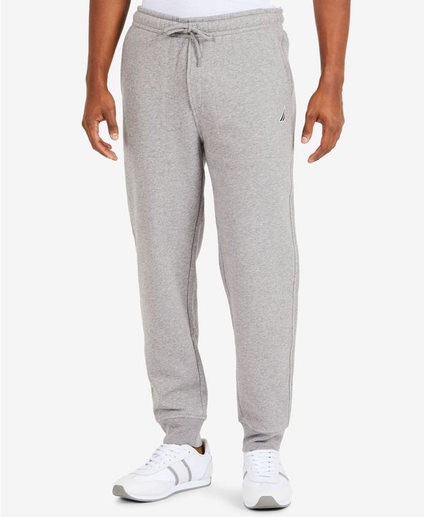 ナウティカ メンズ ボトムス カジュアルパンツ パンツ ニット フリース Nautica Men's Classic-Fit Super Soft Knit Fleece Jogger Pants Stone Grey グレー