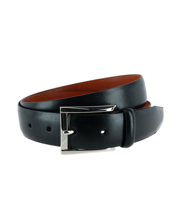 トラファルガー メンズ アクセサリー ベルト レザー TRAFALGAR Men's Broderick 32mm Leather Dress Belt Black ブラック