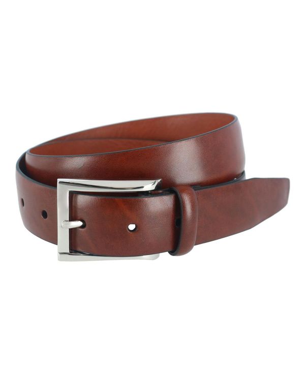 トラファルガー メンズ アクセサリー ベルト レザー TRAFALGAR Men's Broderick 32mm Leather Dress Belt Honey maple