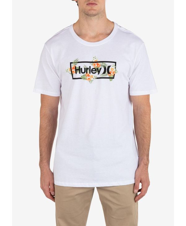 ハーレー メンズ トップス Tシャツ Hurley Men's Everyday Congo Outline Short Sleeve T-shirt White ホワイト