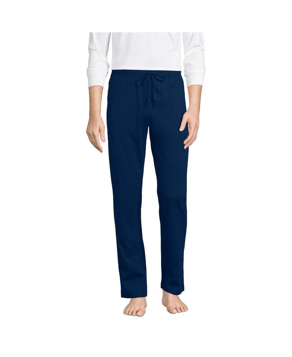 ランズエンド メンズ トップス シャツ パンツ ニット ジャージー Lands' End Men's Knit Jersey Sleep Pants Deep sea navy ネイビー