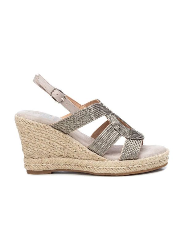 キシタイ レディース シューズ サンダル XTI Women's Jute Wedge Sandals By Silver シルバー 22,578円