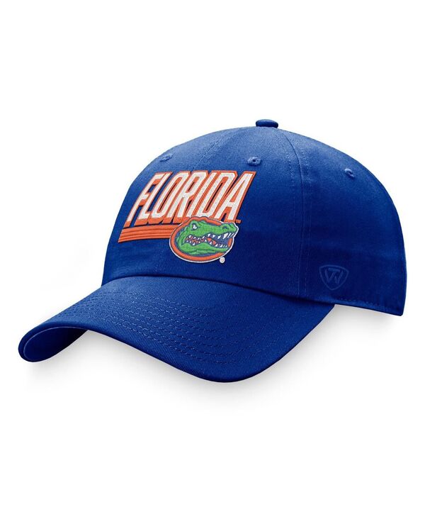 トップオブザワールド メンズ アクセサリー 帽子 Top of the World Men's Royal Florida Gators Slice Adjustable Hat Royal