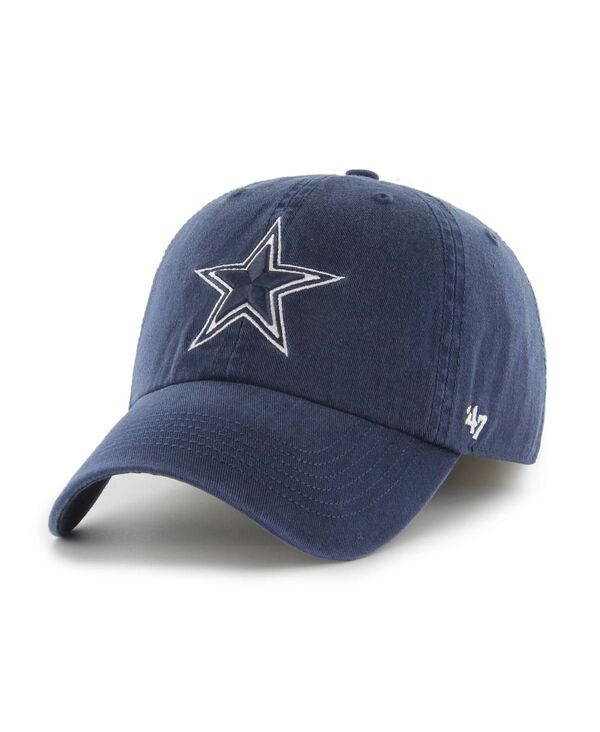 47 ブランド メンズ アクセサリー 帽子 ロゴ '47 Brand Men's Navy Dallas Cowboys Franchise Logo Adjustable Hat Navy ネイビー|ReVida 店