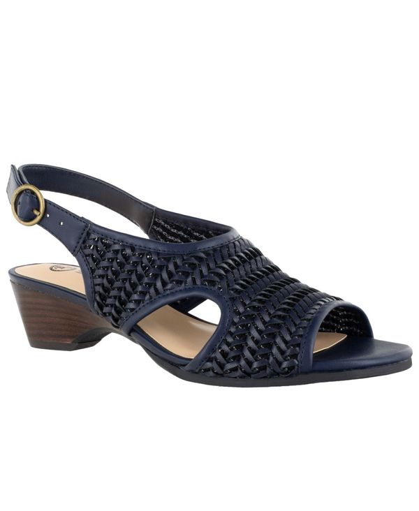 ベラヴィータ Sandals シューズ Navy Woven サイズ交換無料 送料無料 サンダル ベラヴィータ Justine レディース サンダル ベラヴィータ レディース サンダル シューズ Ii Women S Woven Wedge Sandals Navy Woven Revida 店