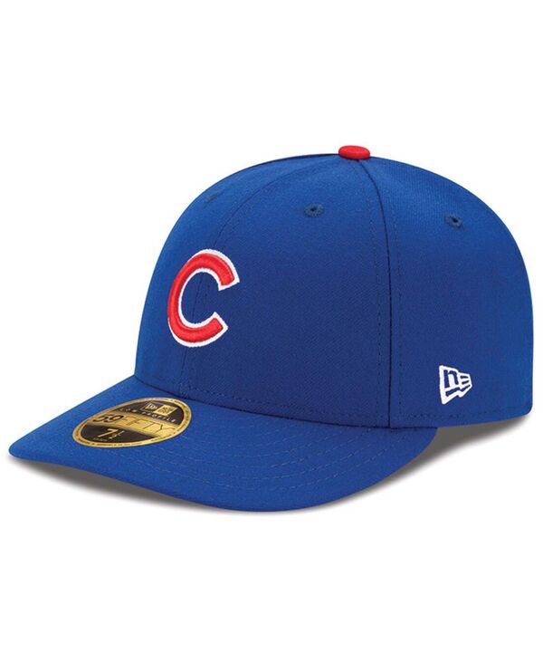 ニューエラ メンズ アクセサリー 帽子 New Era Men's Chicago Cubs Authentic Collection On-Field Low Profile Game 59FIFTY Fitted Hat Royal|ReVida 店