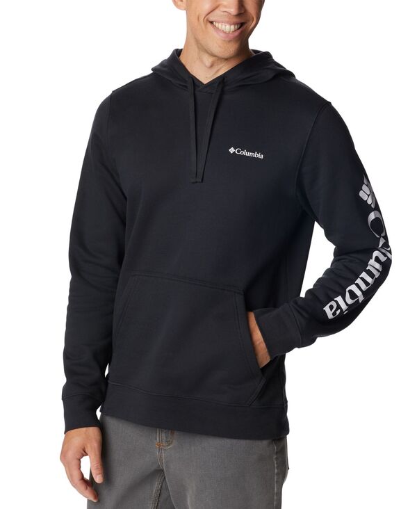 コロンビア メンズ アウター パーカー・スウェット ロゴ パーカー Columbia Men's Sleeve Logo Trek Hoodie Black Csc Sleeve Logo ブラック