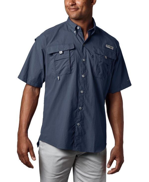コロンビア メンズ トップス シャツ Columbia PFG Men's Bahama II UPF-50 Quick Dry Shirt Collegiate