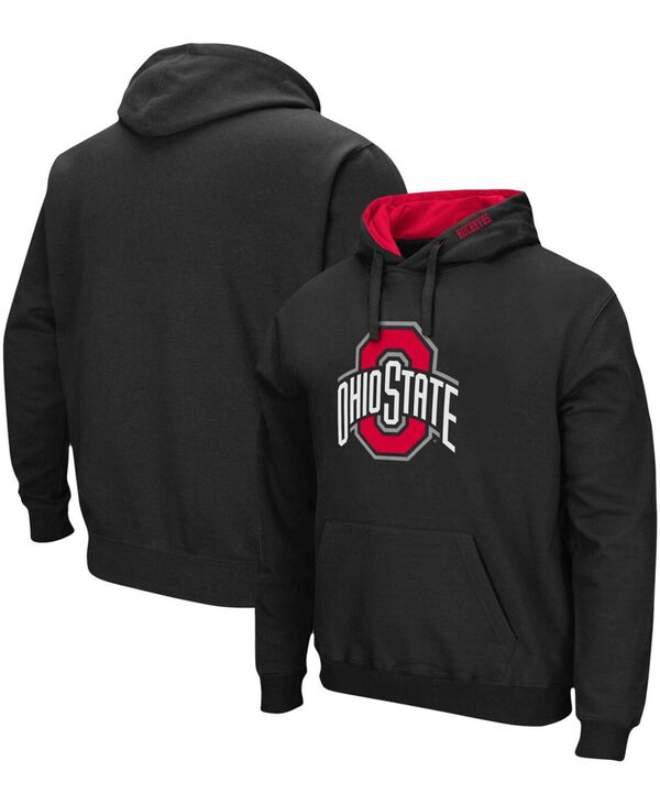 コロシアム メンズ アウター パーカー・スウェット ロゴ パーカー Colosseum Men\u0027s Ohio State Buckeyes Arch Logo 3.0 Pullover Hoodie Black ブラック トップス-メンズファッション-パーカー
