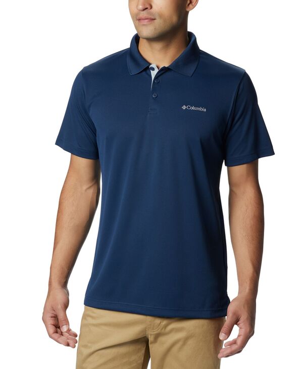 コロンビア メンズ トップス ポロシャツ Columbia Men's Utilizer Polo Shirt Collegiate Navy ネイビー｜ReVida 店
