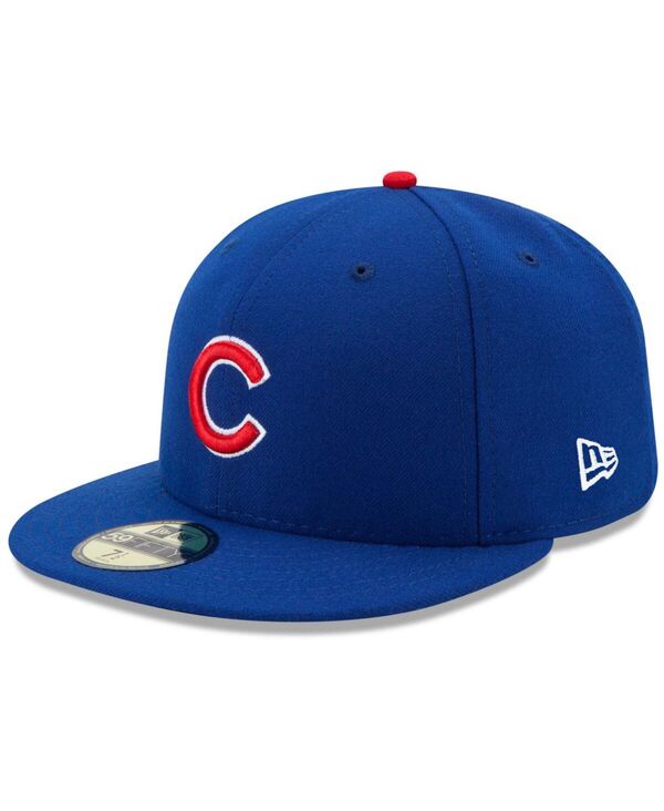 ニューエラ メンズ アクセサリー 帽子 New Era Men's Chicago Cubs Authentic Collection On Field 59FIFTY Fitted Hat Royal|ReVida 店