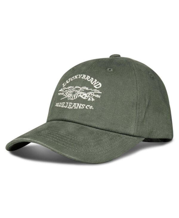 ラッキーブランド レディース アクセサリー 帽子 ジーンズ Lucky Brand Women's Jeans Co. Embr. Hat Moss