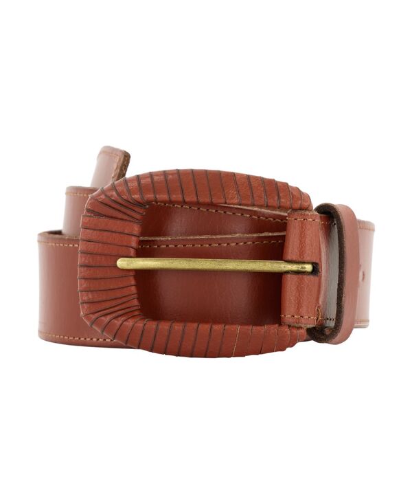 フライ レディース アクセサリー ベルト レザー Frye Women's 35mm Wrapped Buckle Leather Belt Tan タン