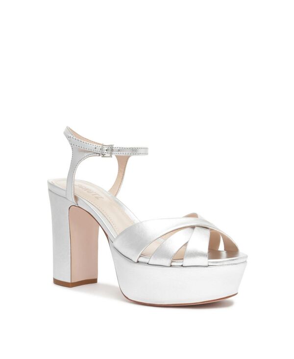 シュッツ レディース シューズ サンダル プラットフォーム Schutz Women's Keefa Platform Sandals Silver シルバー｜ReVida 店