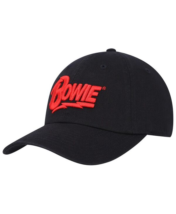 アメリカンニードル メンズ アクセサリー 帽子 American Needle Men's Black David Bowie Ballpark Adjustable Hat Black ブラック