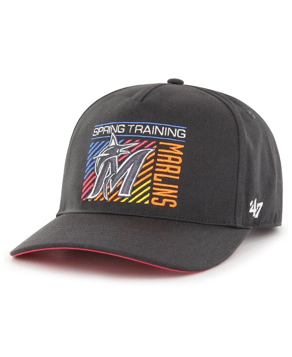 47 ブランド メンズ アクセサリー 帽子 '47 Brand Men's Charcoal Miami Marlins 2023 Spring Training Reflex Hitch Snapback Hat Charcoal チャコール