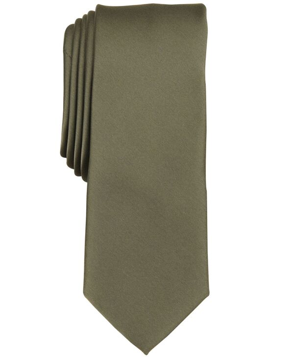 バースリー メンズ アクセサリー ネクタイ Bar III Men's Logan Solid Tie Green グリーン｜ReVida 店