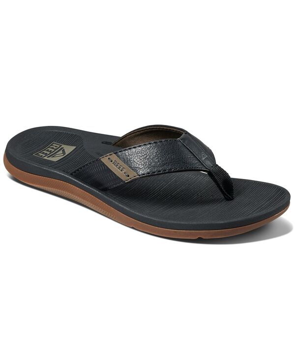 リーフ メンズ シューズ サンダル REEF Men's Santa Ana Padded & Waterproof Flip-Flop Sandal Black ブラック｜ReVida 店