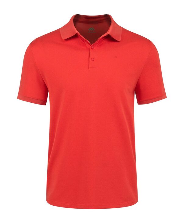 ミオマリオ メンズ トップス ポロシャツ トール シャツ コットン Mio Marino Big & Tall Classic-Fit Cotton-Blend Pique Polo Shirt Red レッド|ReVida 店