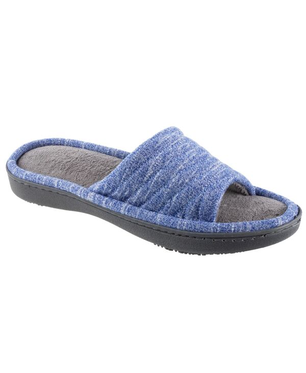 アイソトナー レディース シューズ サンダル ニット Isotoner Signature Isotoner Women's Space Knit Andrea Slide Slipper Online Only Sapphire サファイア