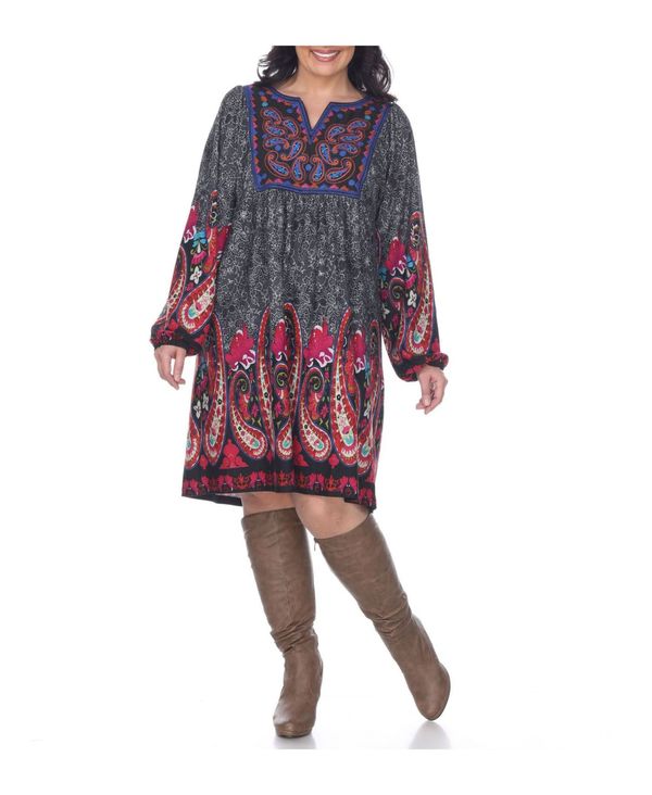値引きする ホワイトマーク レディース ワンピース トップス Women S Plus Size Apolline Embroidered Sweater Dress Gray 最も優遇 Www Kabardaribukit Org 値引きする ホワイトマーク レディース ワンピース トップス Women S Plus Size Apolline Embroidered Sweater Dress Gray 最も優遇 Www Kabardaribukit Org