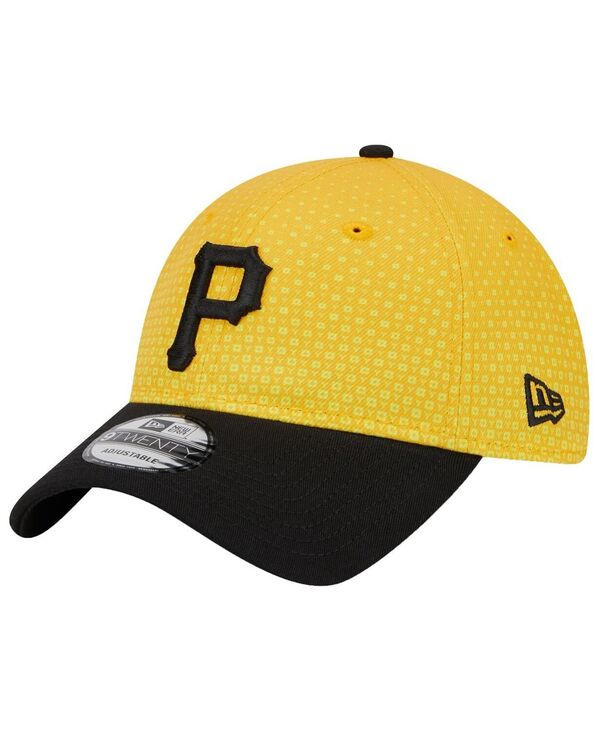 ニューエラ メンズ アクセサリー 帽子 New Era Men's Gold Black Pittsburgh Pirates 2023 City Connect 9TWENTY Adjustable Hat Gold Black ブラック