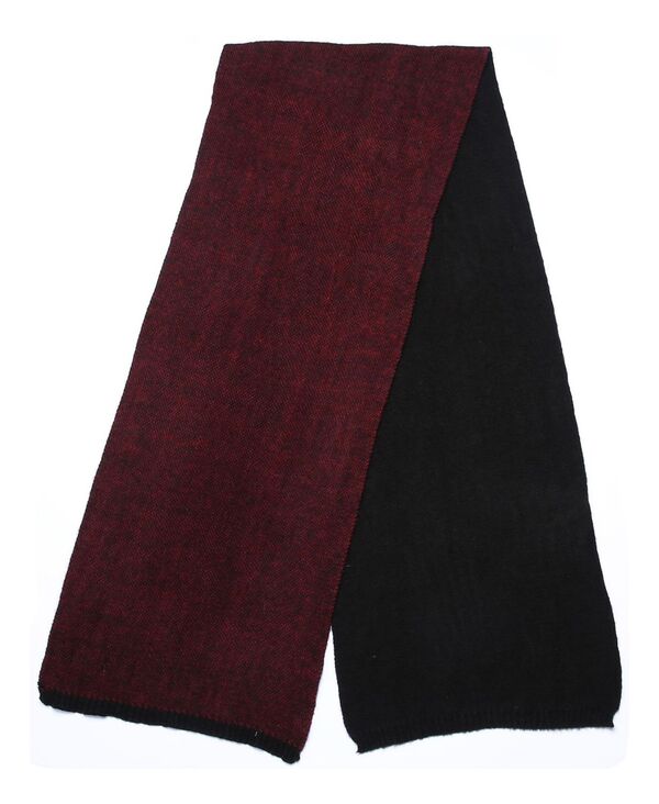 ミオマリオ メンズ アクセサリー マフラー・ストール・スカーフ Mio Marino Men's Aristocractic Fashionable Winter Scarf Black & red ブラック