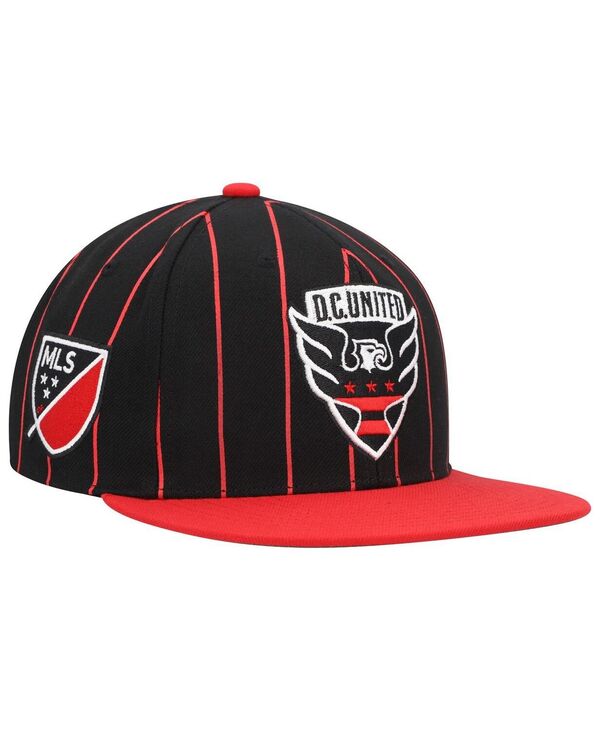ミッチェル&ネス メンズ アクセサリー 帽子 Mitchell & Ness Men's Black D.C. United Team Pin Snapback Hat Black ブラック