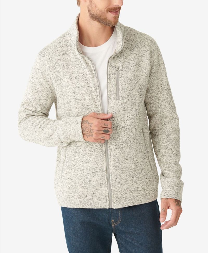 人気満点 Men S アウター パーカー スウェット メンズ ラッキーブランド Los White Sweatshirt Neck Mock Fleece Feliz 51 White Quintalafrancisca Com