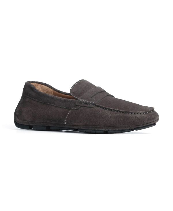 アンソニー ヴィア メンズ シューズ スリッポン・ローファー レザー ローファー Anthony Veer Men's Cruise Driver Slip-On Leather Loafers Ash Gray Suede グレー|ReVida 店